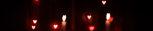Hearts and candles